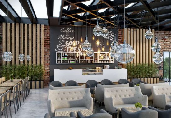 Alfa Tıp Merkezi Cafe İç Mekan - İzmir